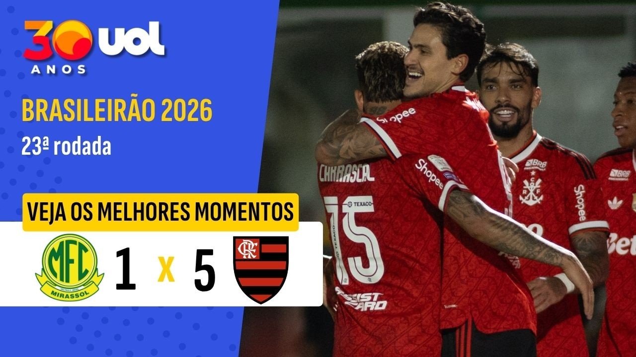 Mirassol 1 - 5 Flamengo — Full Highlights