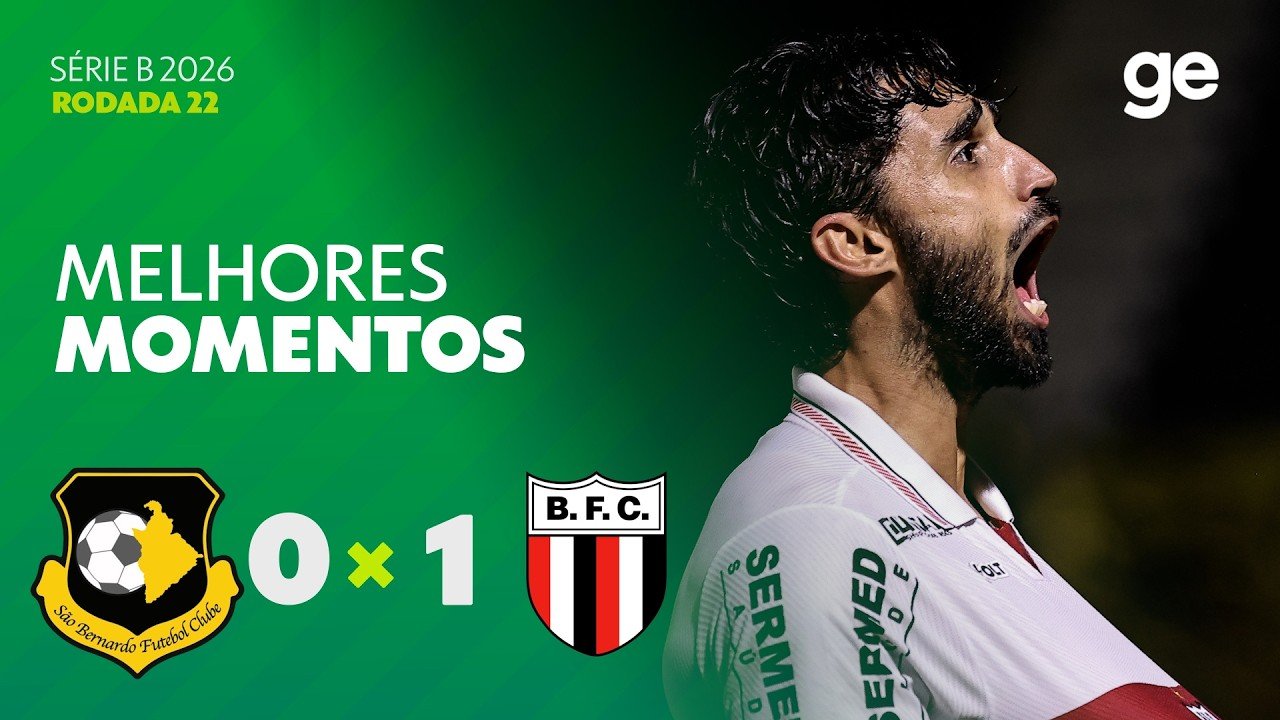 São Bernardo 0 - 1 Botafogo-SP — Full Highlights