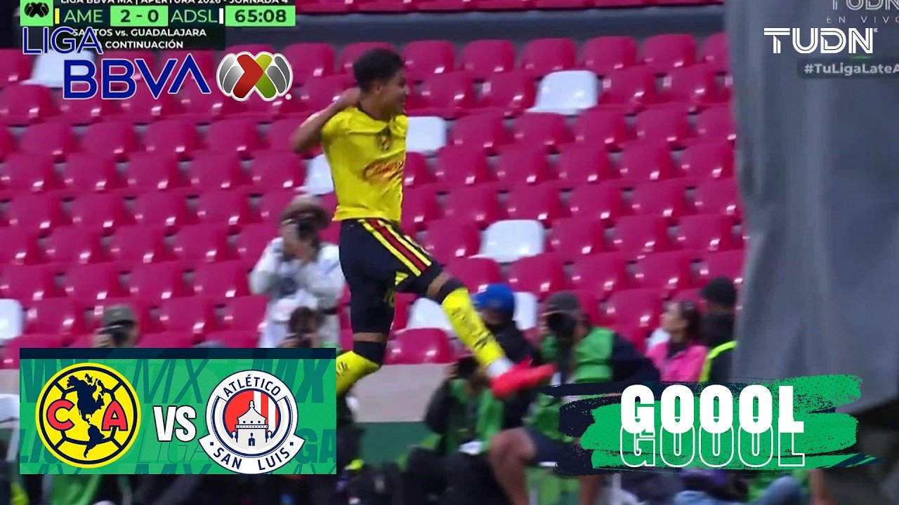 América 3 - 0 San Luis — 66' Osvaldo Arriaga