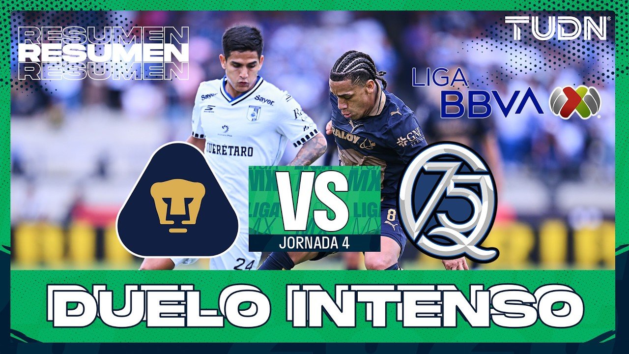 Pumas 0 - 0 Querétaro — Full Highlights