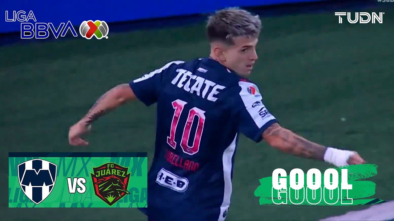 Monterrey 1 - 0 Juárez — 6' Luca Orellano