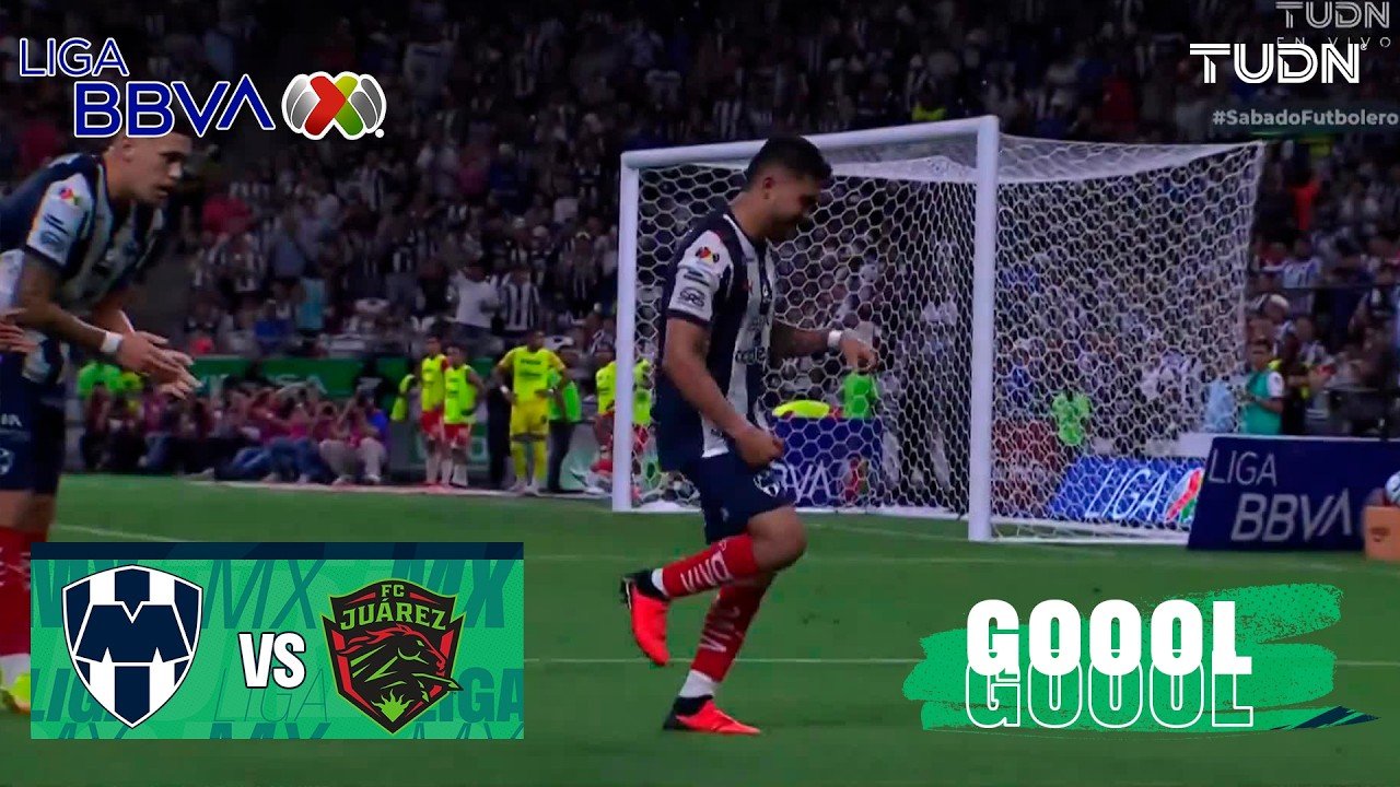 Monterrey 4 - 1 Juárez — 45'+3 Orbelín Pineda