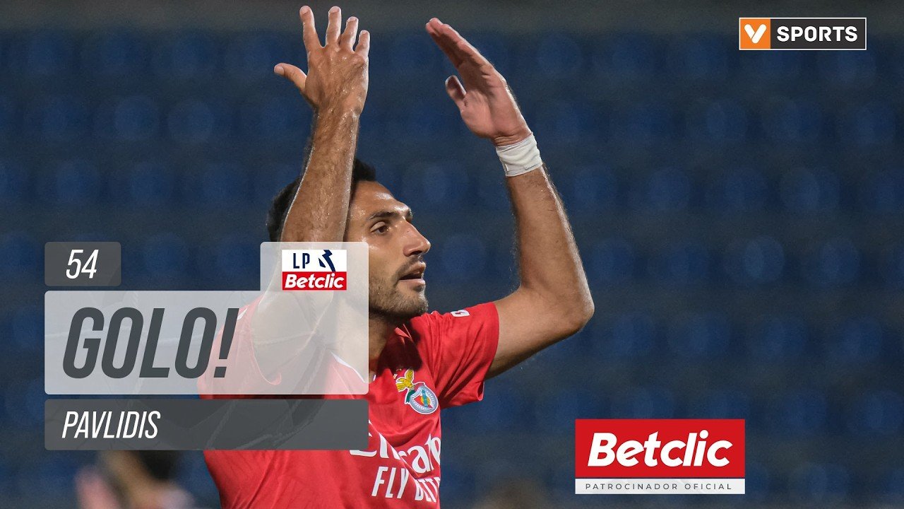 Casa Pia 0 - 5 Benfica — 54' Vangelis Pavlidis