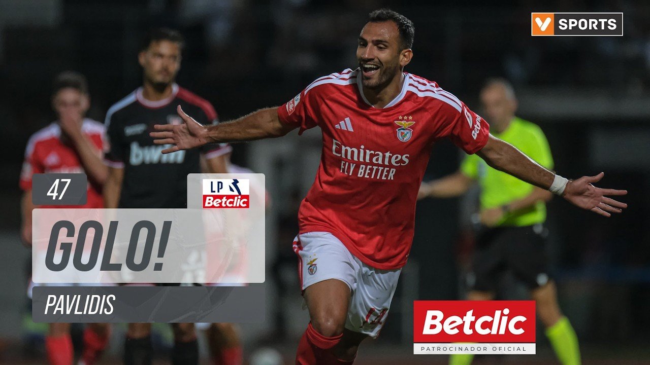 Casa Pia 0 - 3 Benfica — 47' Vangelis Pavlidis