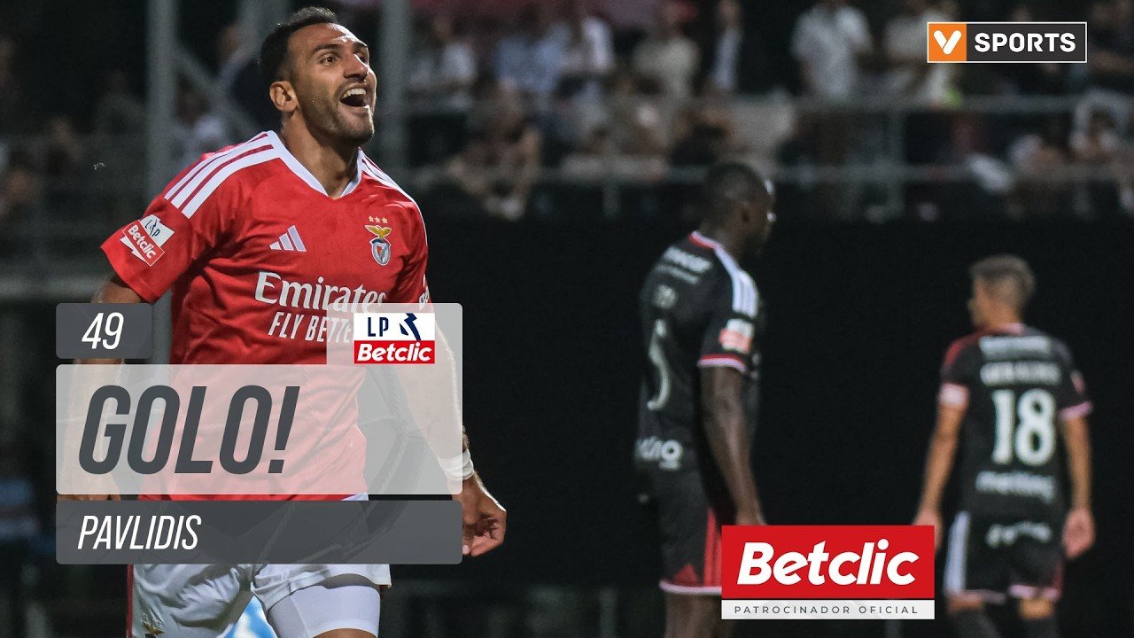 Casa Pia 0 - 4 Benfica — 49' Vangelis Pavlidis