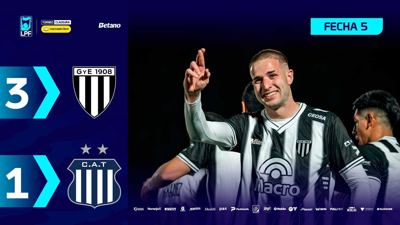 Gimnasia Mendoza 3 - 1 Talleres — Full Highlights
