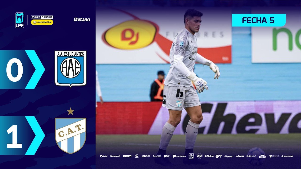 Estudiantes R.C. 0 - 1 Atlético Tucumán — Full Highlights