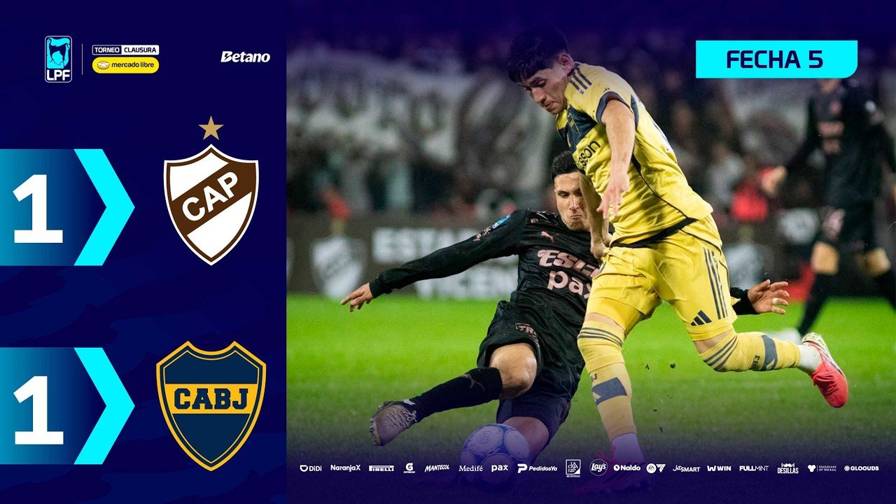 Platense 1 - 1 Boca Juniors — Full Highlights