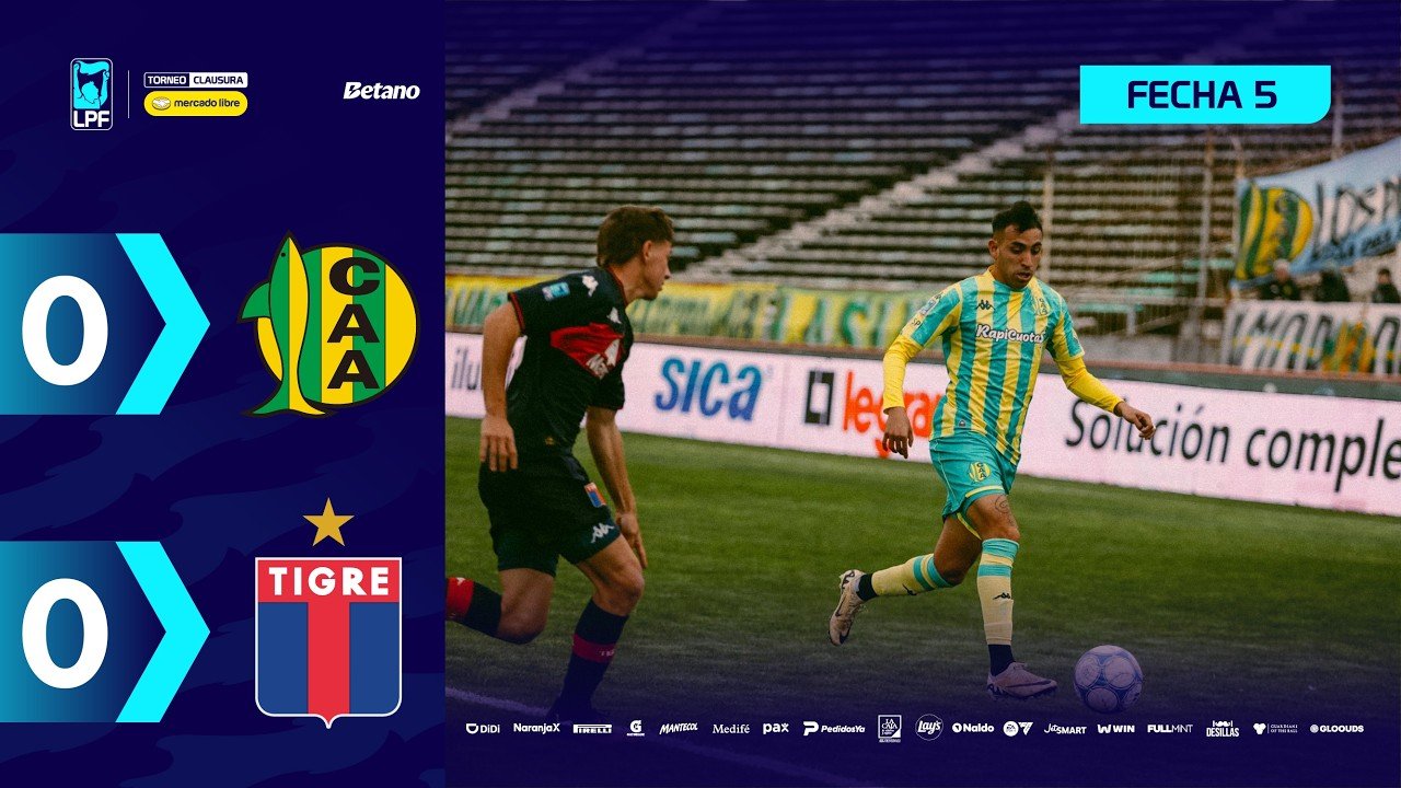 Aldosivi 0 - 0 Tigre — Full Highlights