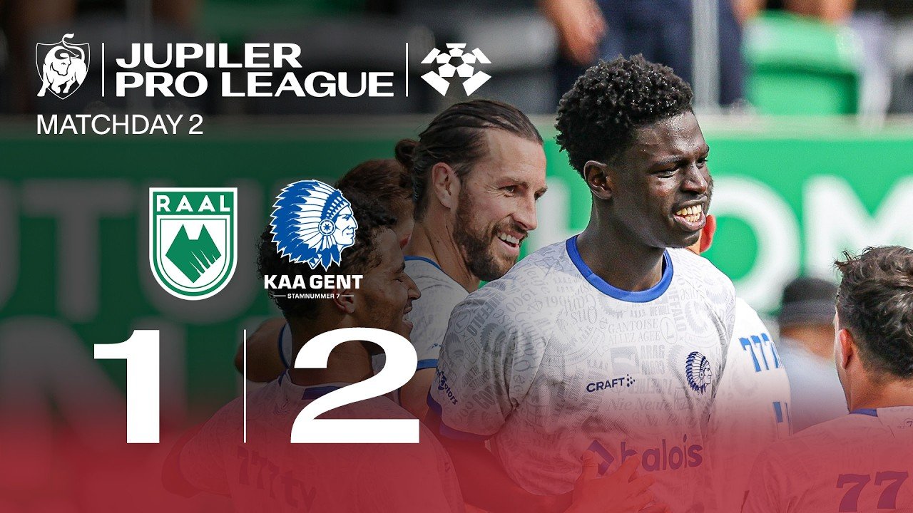 La Louvière 1 - 2 Gent — Full Highlights