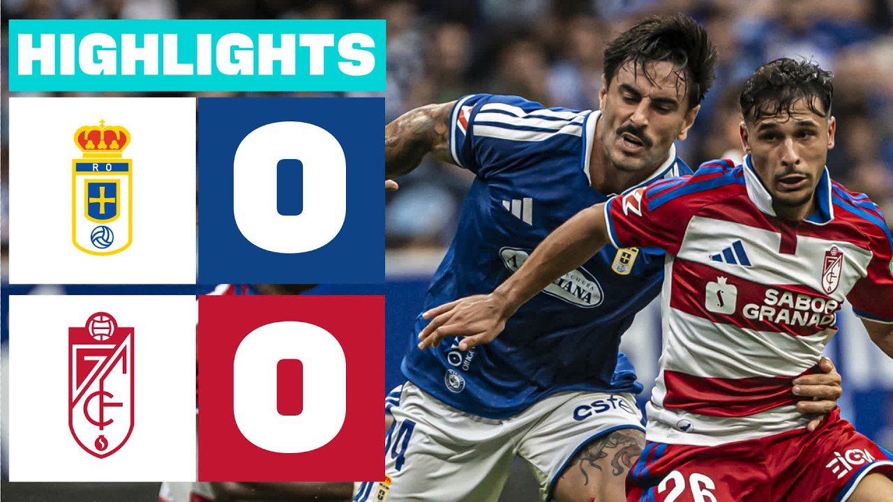 Real Oviedo 0 - 0 Granada — Full Highlights