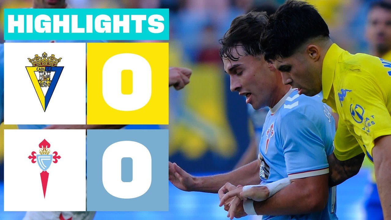 Cádiz 0 - 0 Celta Fortuna — Full Highlights
