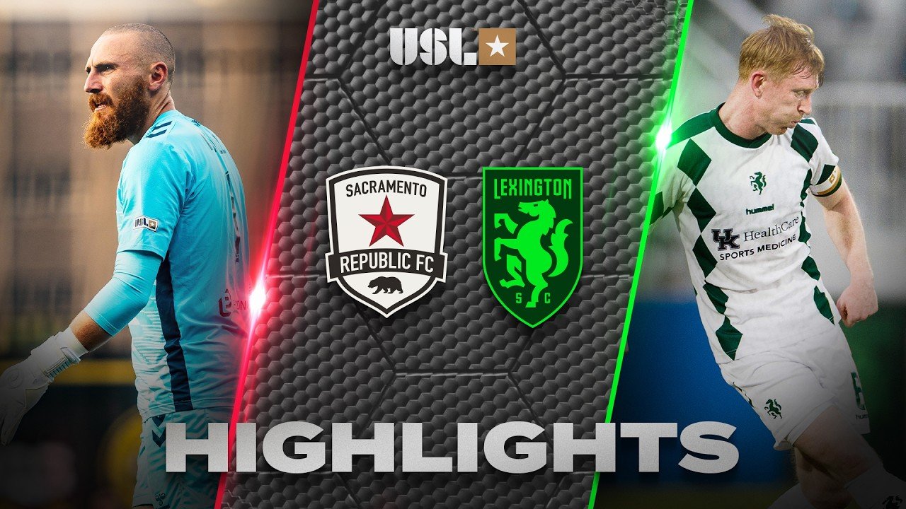 Sacramento Republic 1 - 0 Lexington SC — Full Highlights