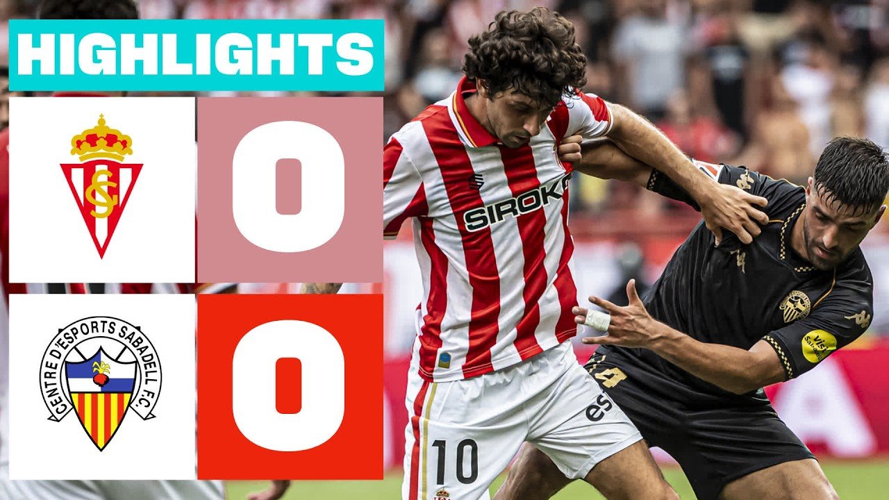 Sporting 0 - 0 Sabadell — Full Highlights