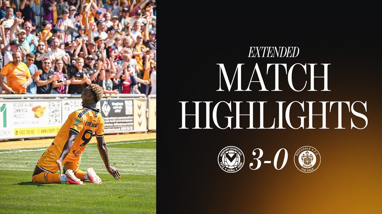 Newport 3 - 0 Rochdale — Full Highlights