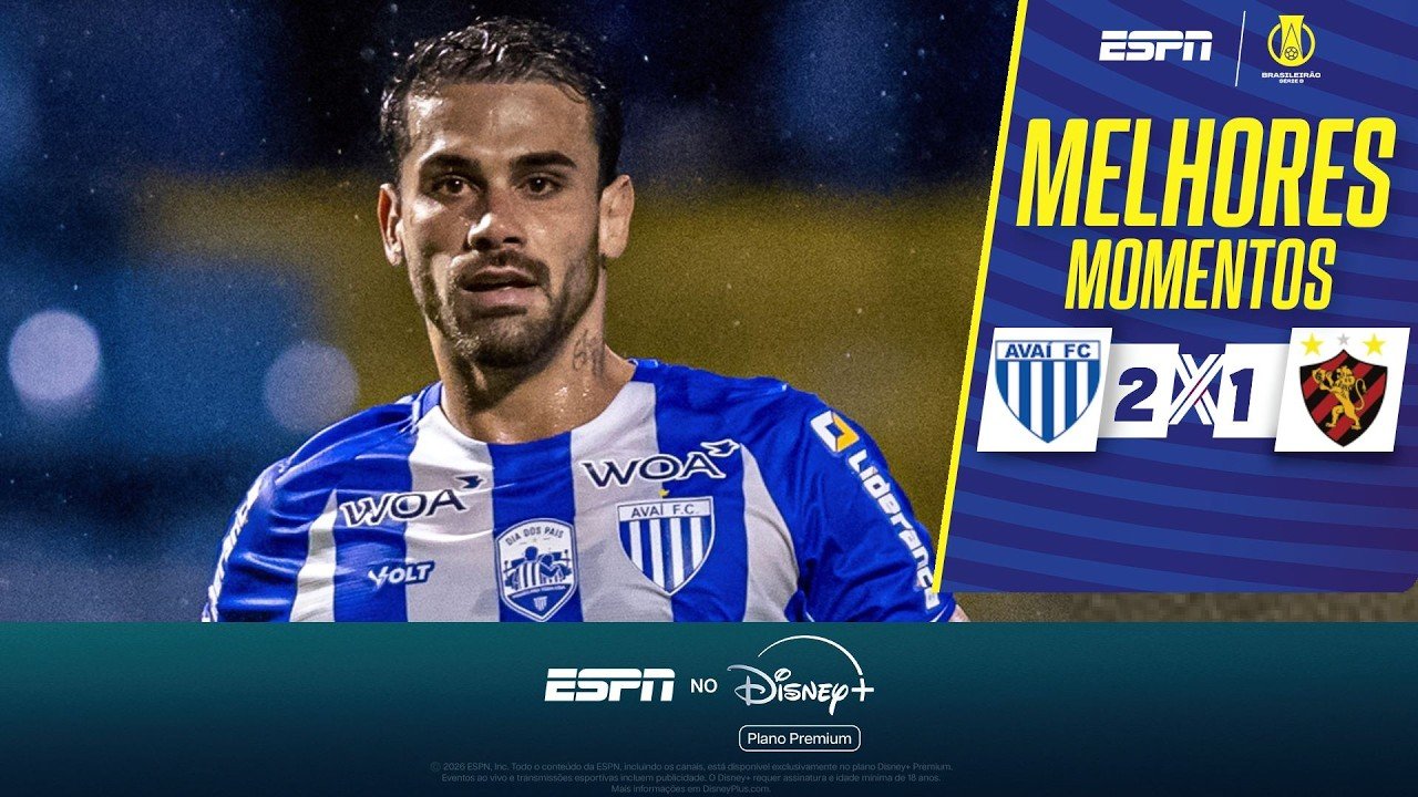 Avaí 2 - 1 Sport Recife — Full Highlights