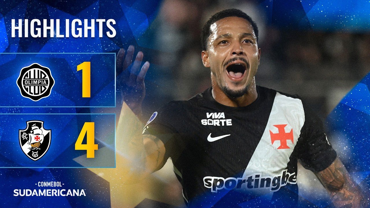 Olimpia 1 - 4 Vasco — Full Highlights