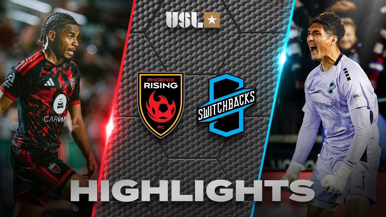 Phoenix Rising 3 - 1 Switchbacks FC — Full Highlights