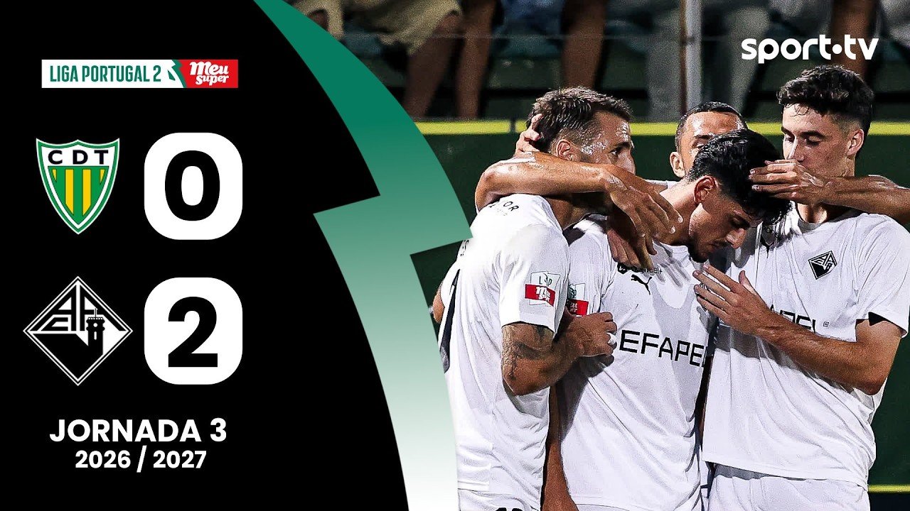 Tondela 0 - 2 Académica — Full Highlights