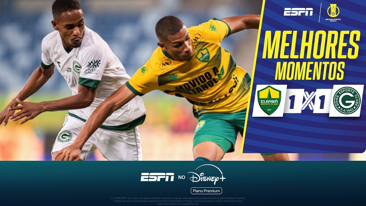 Cuiabá 1 - 1 Goiás — Full Highlights