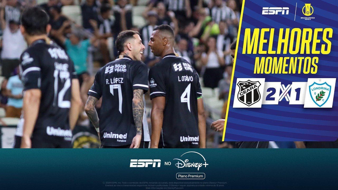 Ceará 2 - 1 Londrina — Full Highlights