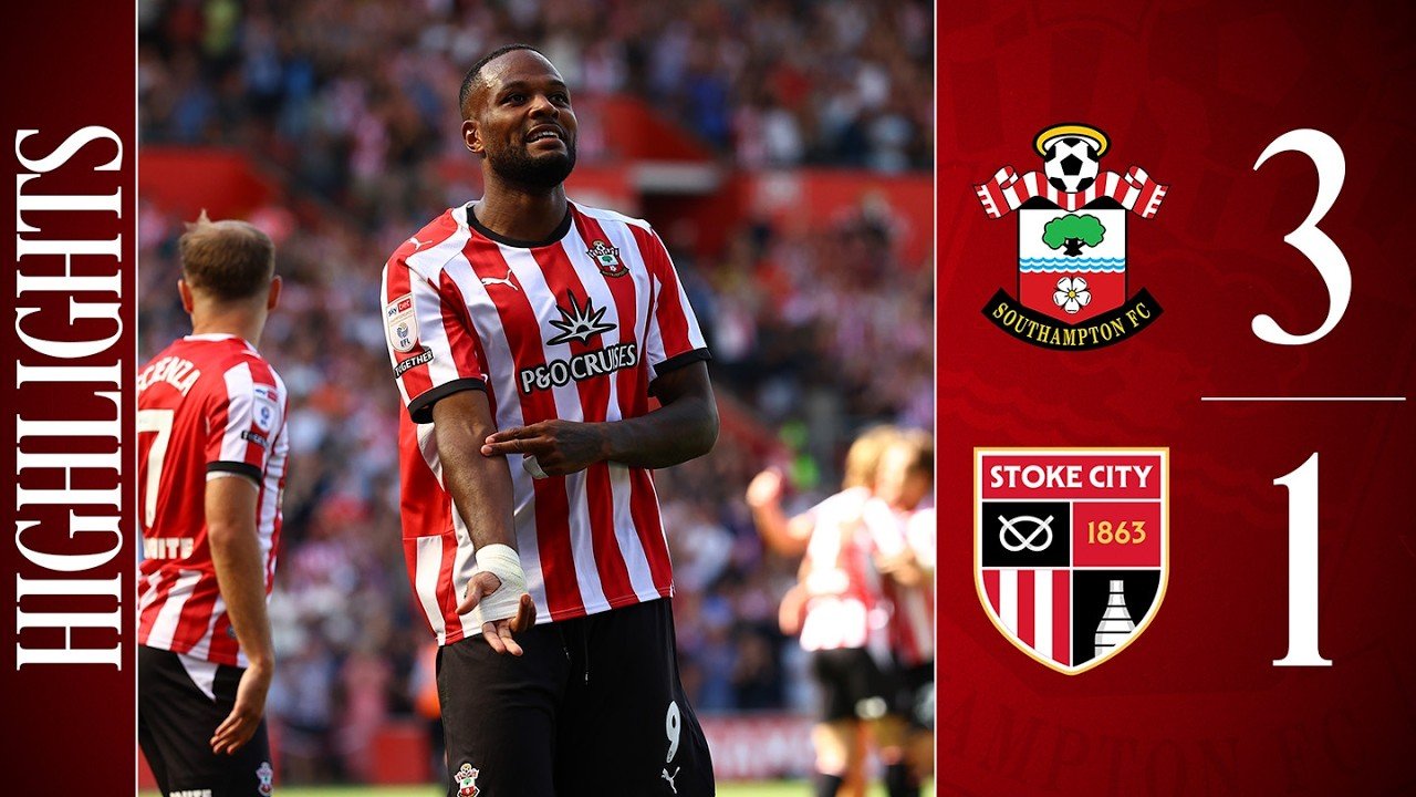 Southampton 3-1 Stoke City — Full Highlights