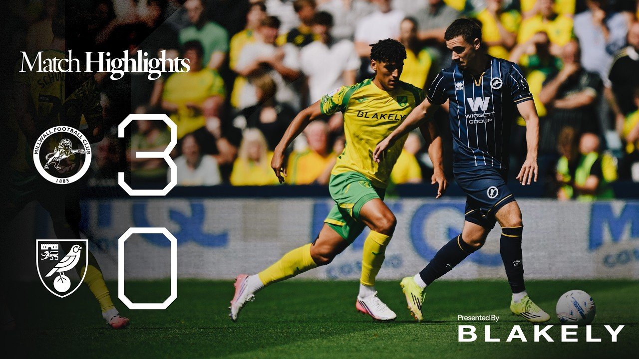 Millwall 3-0 Norwich City — Full Highlights