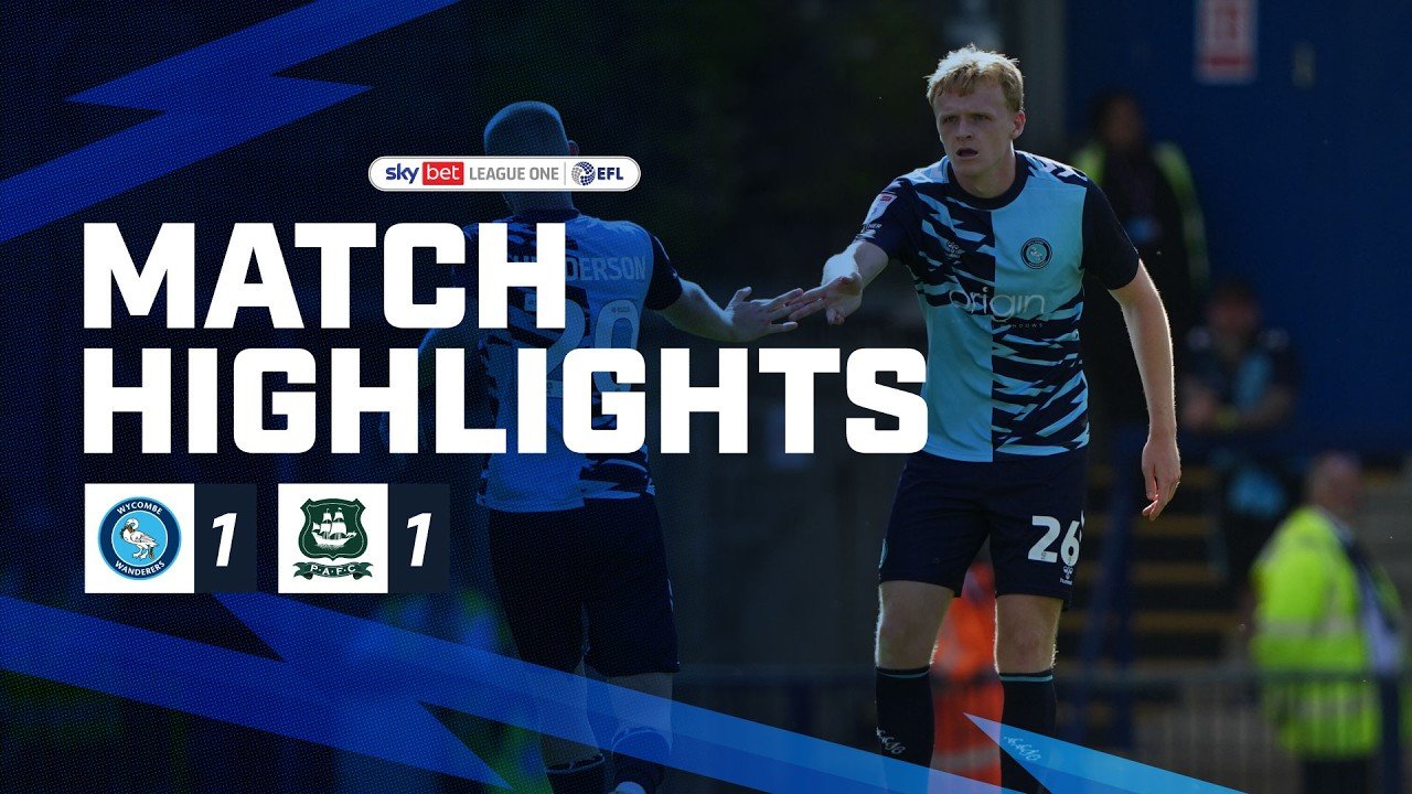 Wycombe 1 - 1 Plymouth — Full Highlights