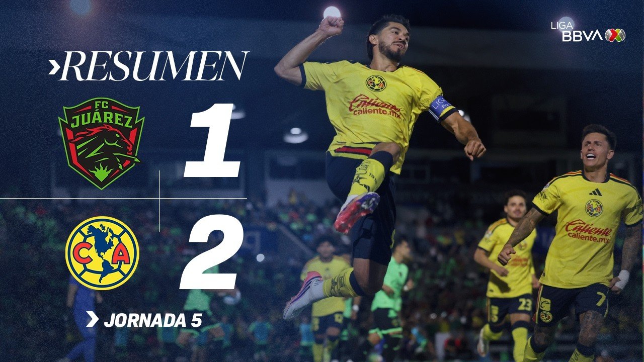 Juárez 1 - 2 América — Full Highlights