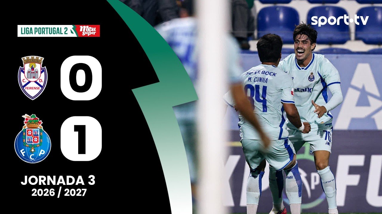 Feirense 0 - 1 Porto B — Full Highlights