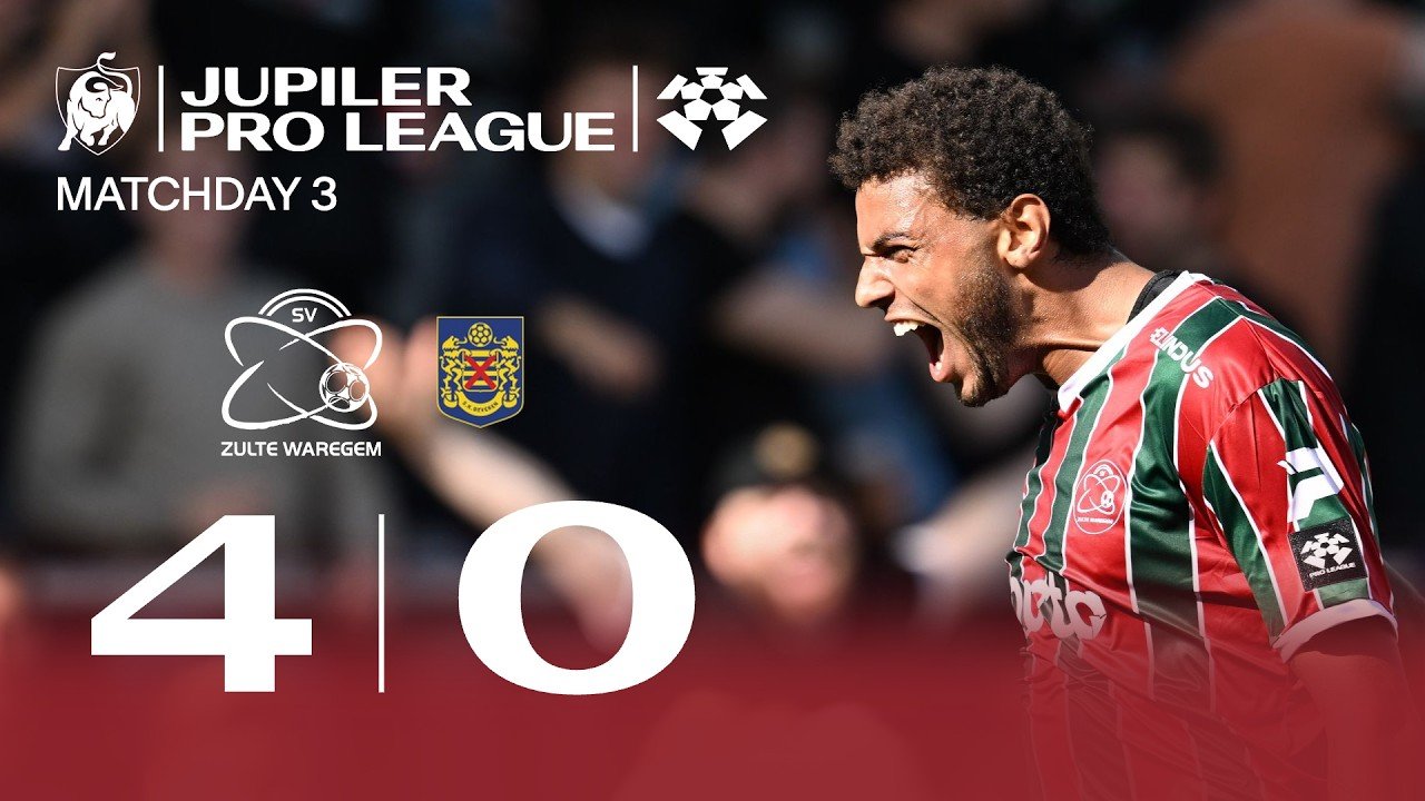 Zulte Waregem 4 - 0 Beveren — Full Highlights