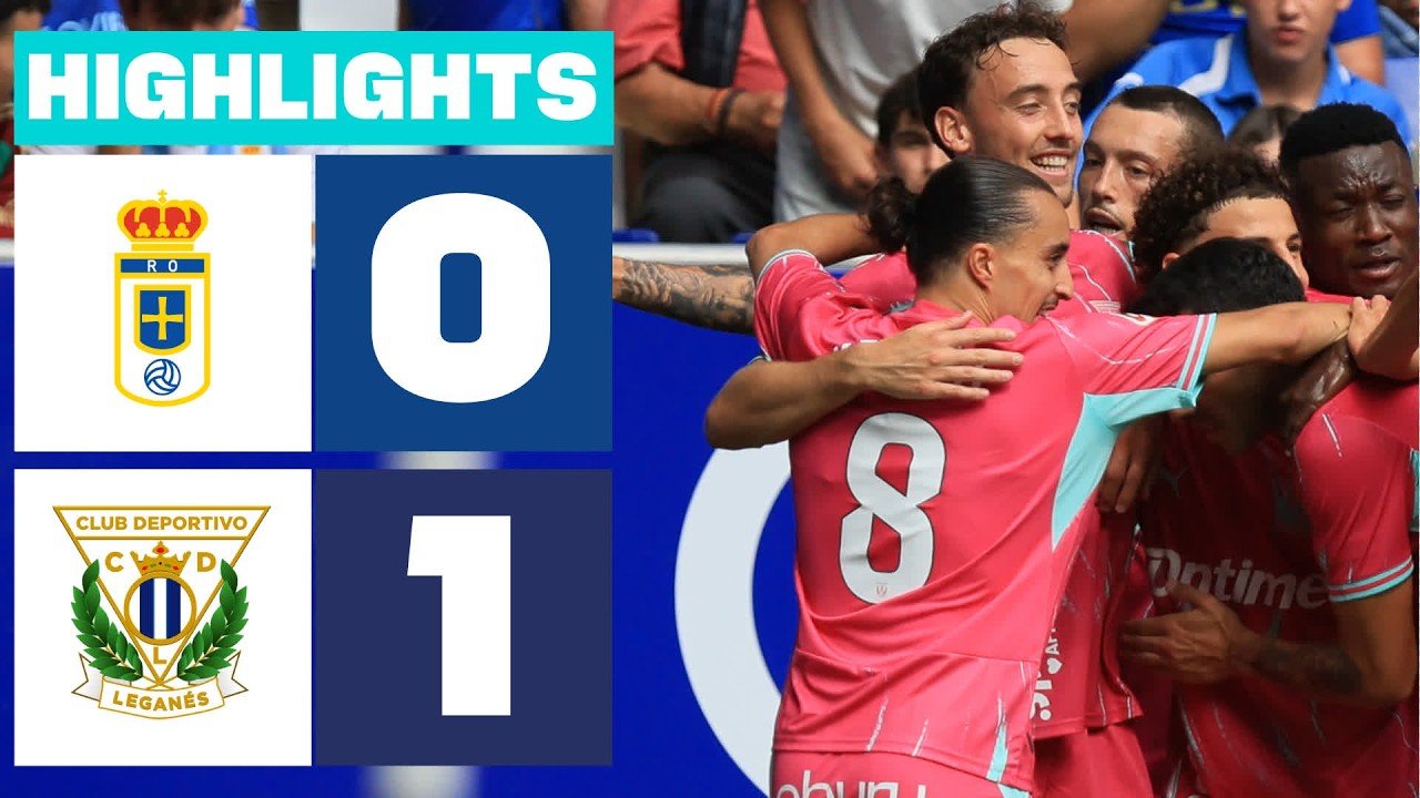 Real Oviedo 0 - 1 Leganés — Full Highlights