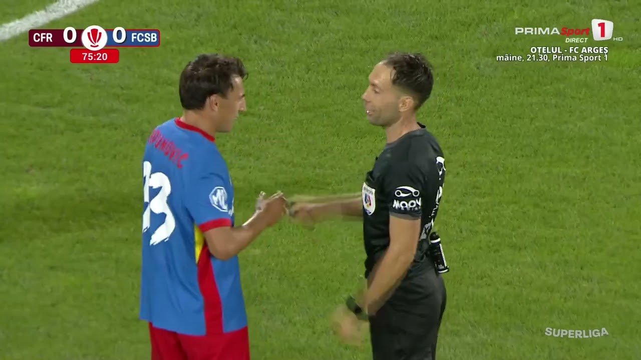 CFR Cluj 1 - 0 FCSB — 77' Andrei Cordea, Penalty