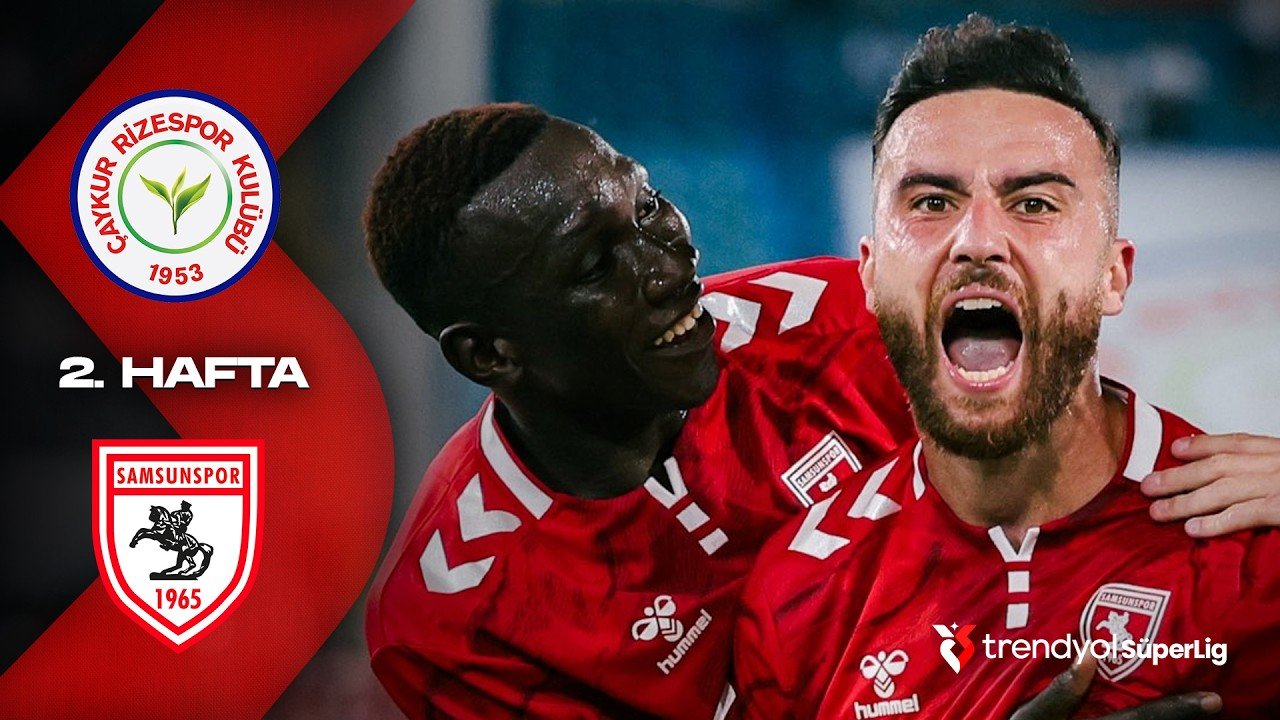 Rizespor 0 - 2 Samsunspor — Full Highlights