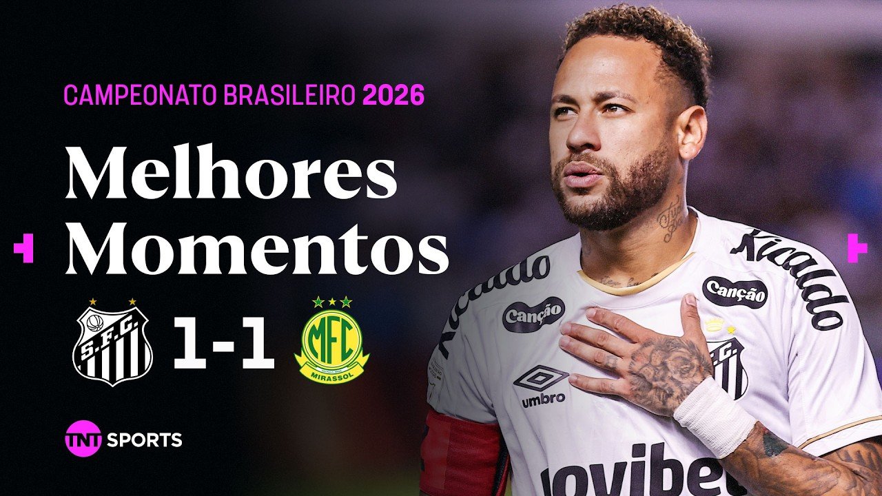 Santos 1 - 1 Mirassol — Full Highlights