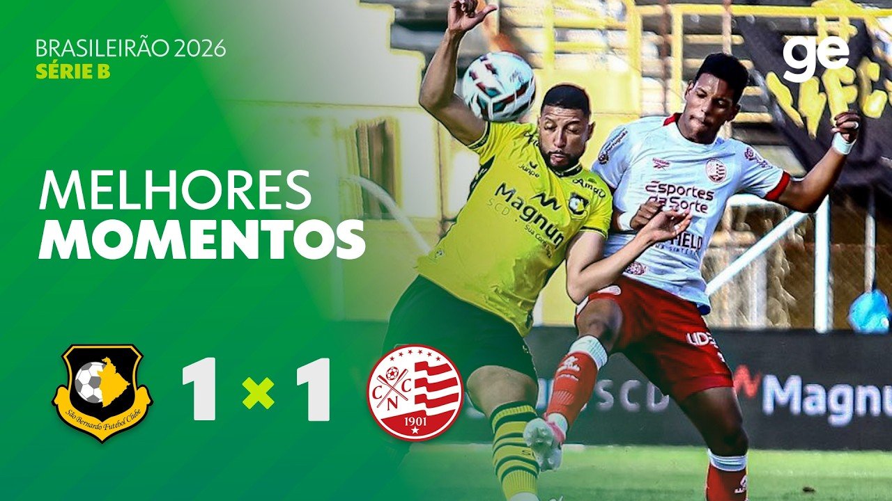 São Bernardo 1 - 1 Náutico — Full Highlights