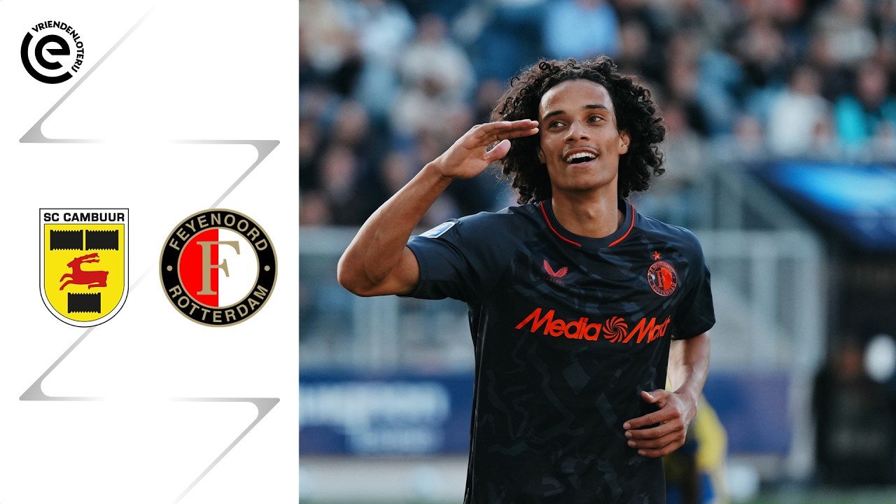 Feyenoord run riot at Cambuur with five-goal away display