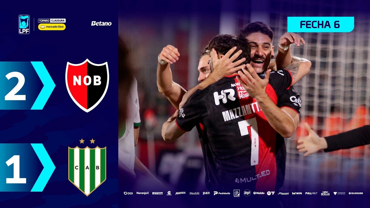 Newell's 2 - 1 Banfield — Full Highlights