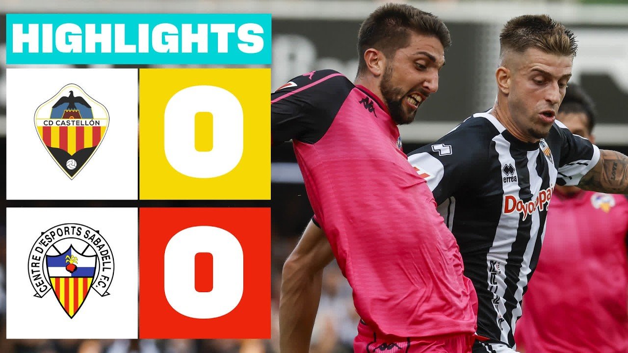 Castellón 0 - 0 Sabadell — Full Highlights