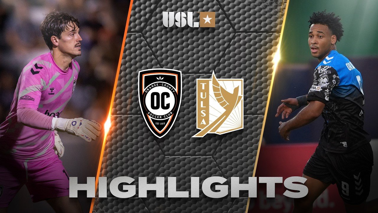 Orange County SC 1 - 5 FC Tulsa — Full Highlights