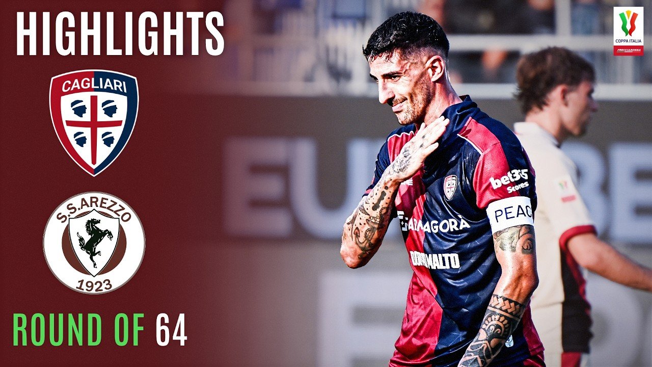 Deiola Penalty Enough as Cagliari Edges Past Arezzo