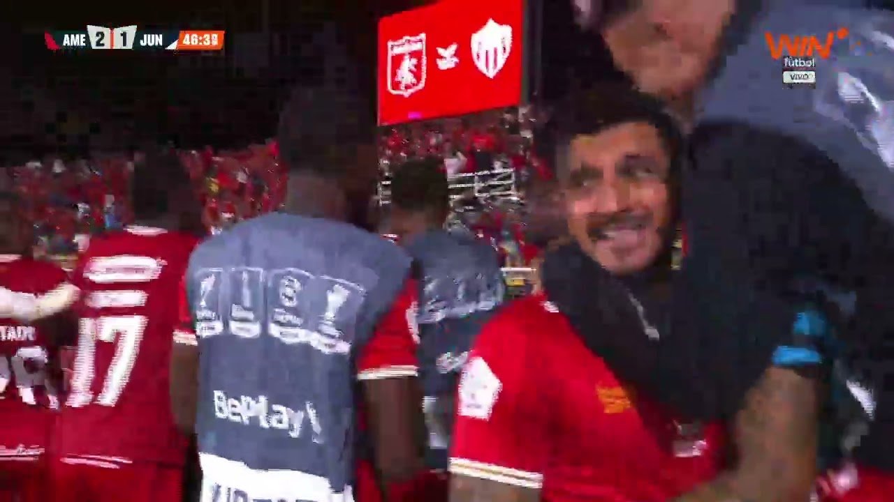 América 2 - 1 Junior Barranquilla — 47' Tomás Ángel