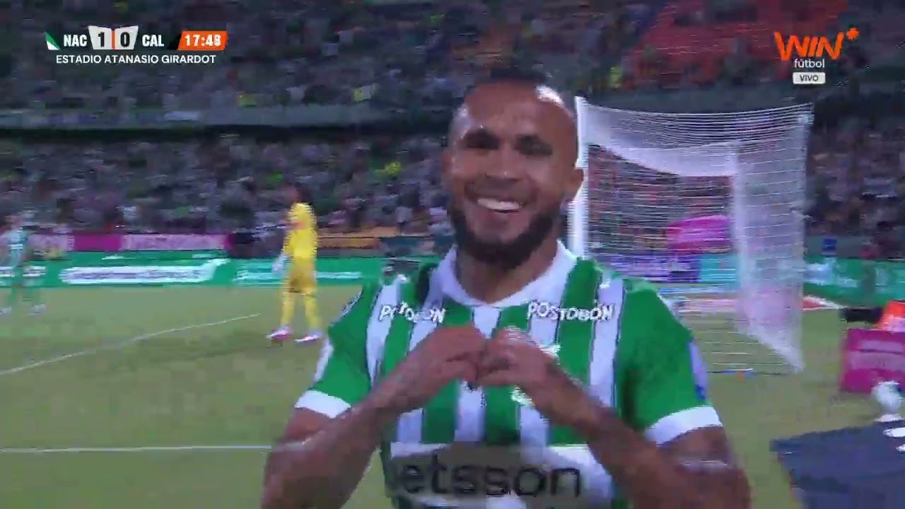 Atl. Nacional 1 - 0 Dep. Cali — 18' Andrés Sarmiento