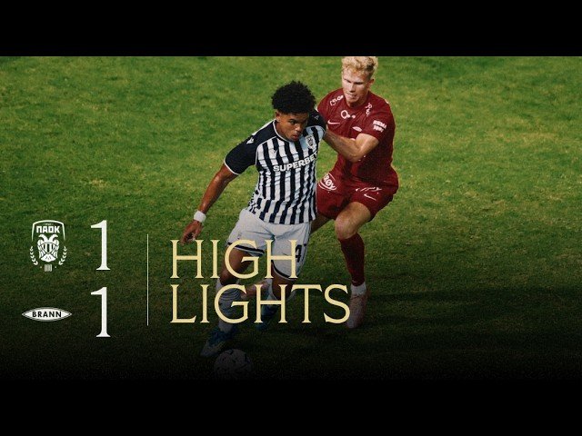 PAOK 1 - 1 Brann — Full Highlights