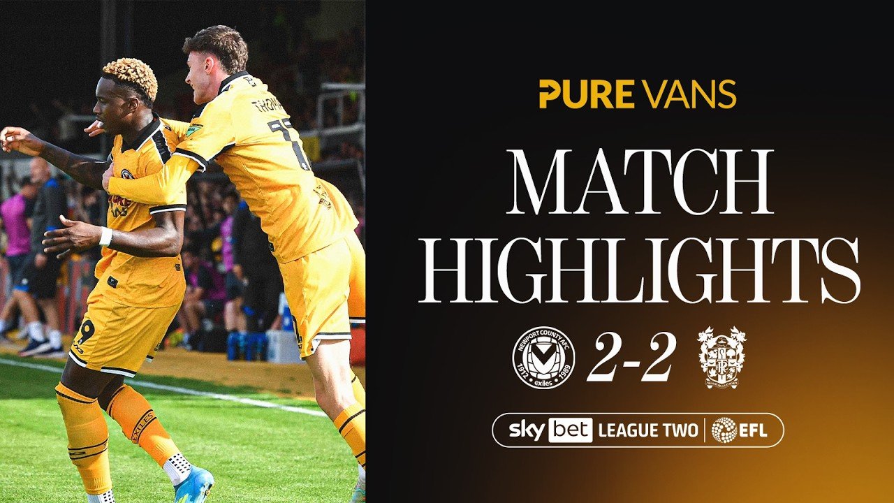 Newport 2 - 2 Tranmere — Full Highlights