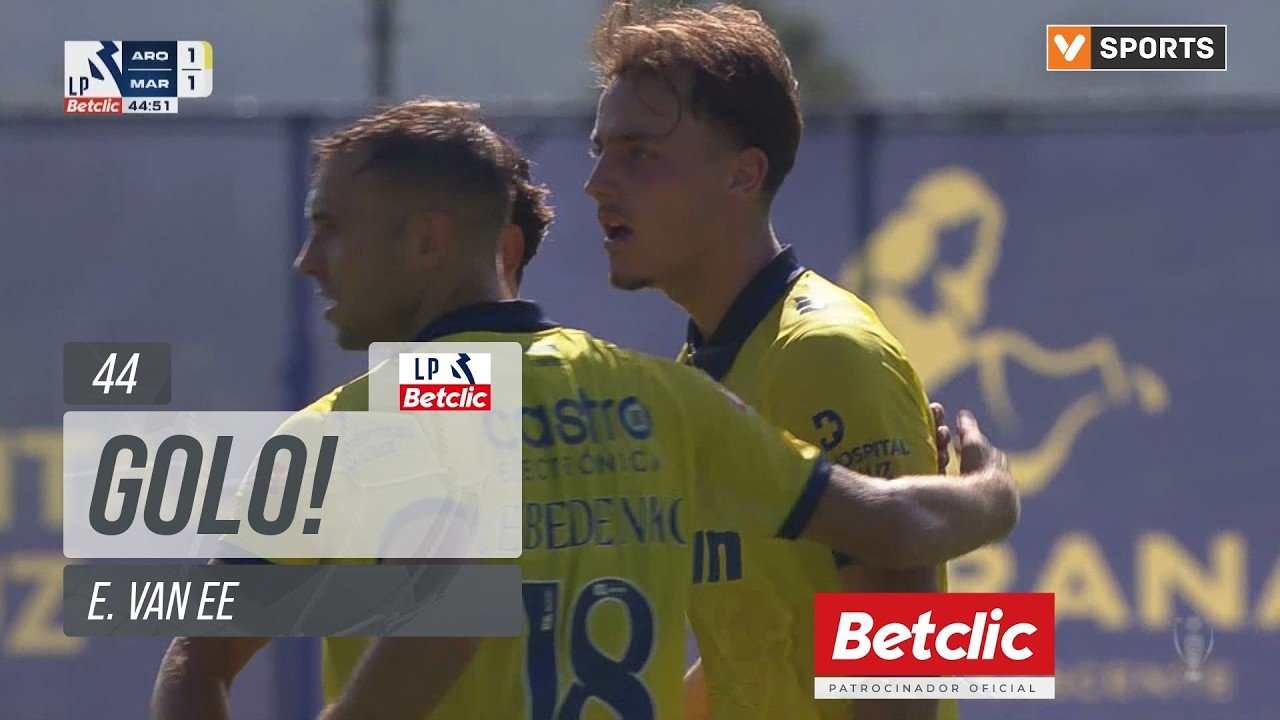 Arouca 1 - 1 Marítimo — 44' Espen Van Ee