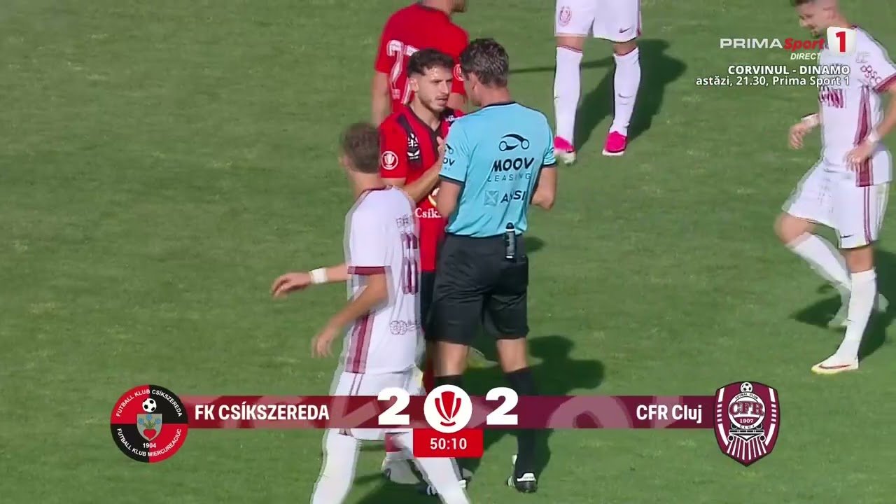 Csíkszereda 2 - 2 CFR Cluj — 50' Márton Eppel