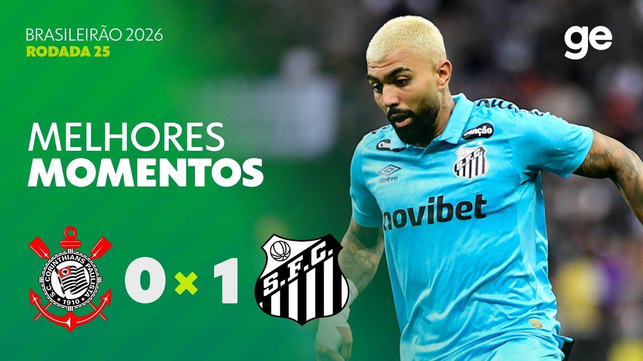 Corinthians 0 - 1 Santos — Full Highlights