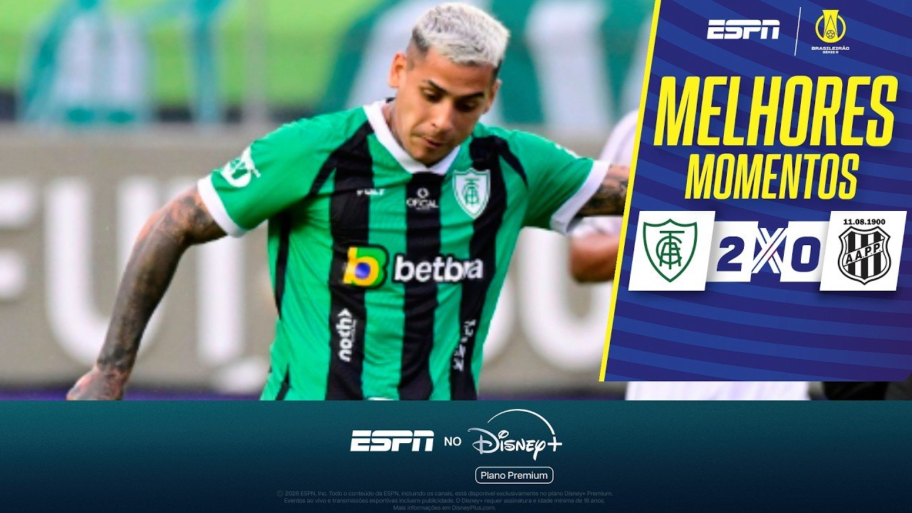 América-MG 2 - 0 Ponte Preta — Full Highlights