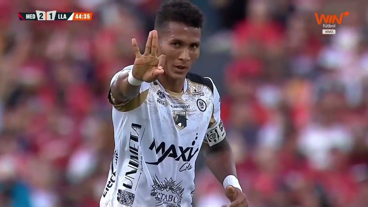 Ind. Medellín 2 - 1 Llaneros — 44' Francisco Meza